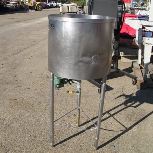 Used 65 Gallon Stainless Steel Insulated Thermal Sanitary Mix Tank Kettle  for Sale